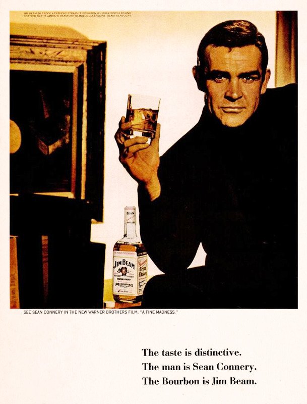 Sean Connery for Jim Beam, 1966
